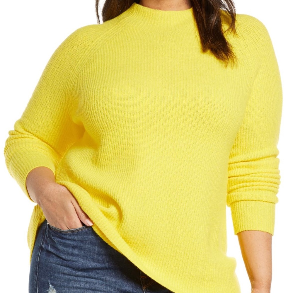 NEW Halogen Mock Neck Sweater